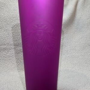Starbucks Purple Tumbler with Straw